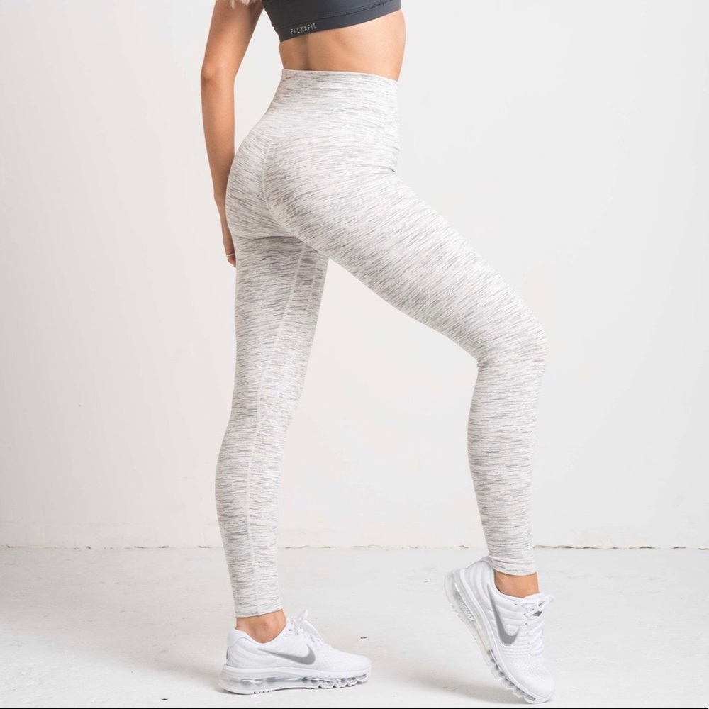 Flexxfit Luxe Leggings - All White Everything - X-Small